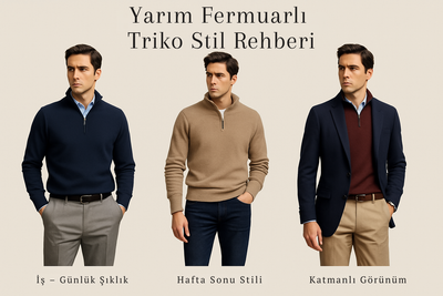 Mevsim Geçişlerinin Vazgeçilmezi: Yarım Fermuarlı Triko Rehberi