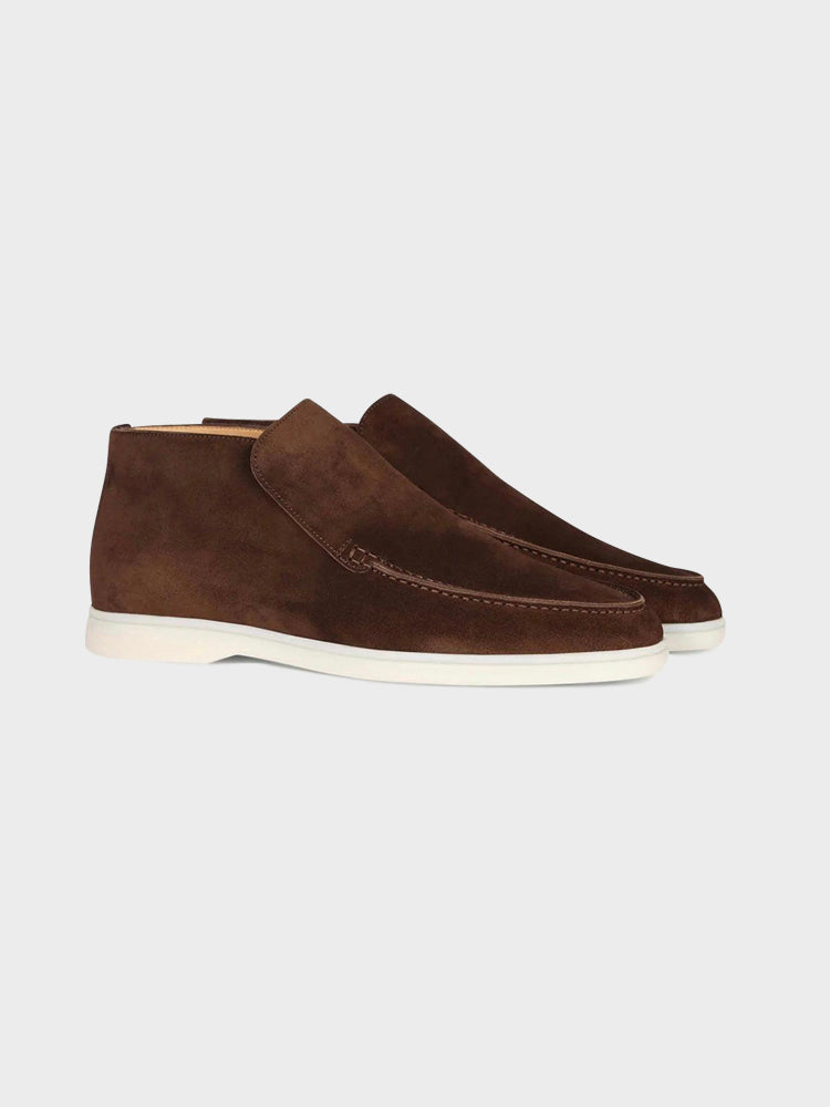 Gangnam Uzun Süet Loafer
