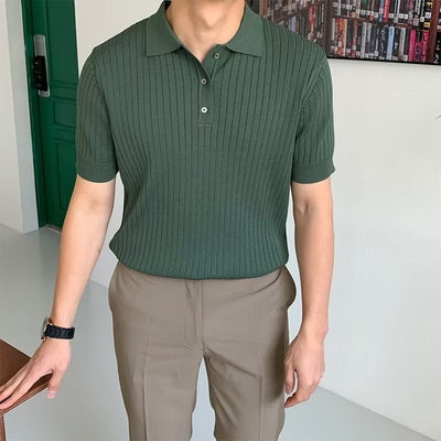 Gımcheon Örgü Polo Tişörtü