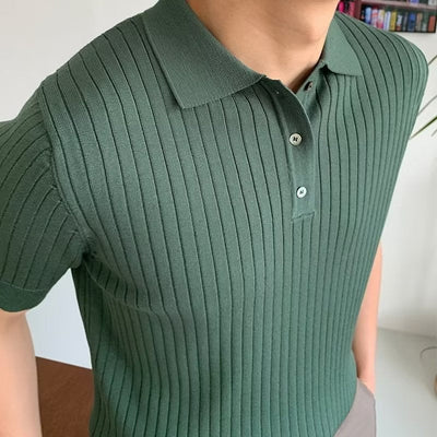 Gımcheon Örgü Polo Tişörtü